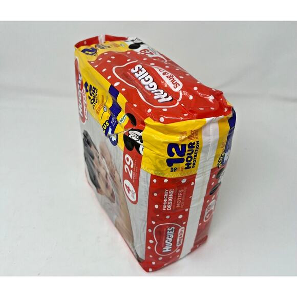 NWT 2012 huggies snug & dry diaper SIZE 4 22-37lbs Disney Baby Mickey Mouse - Picture 4 of 8